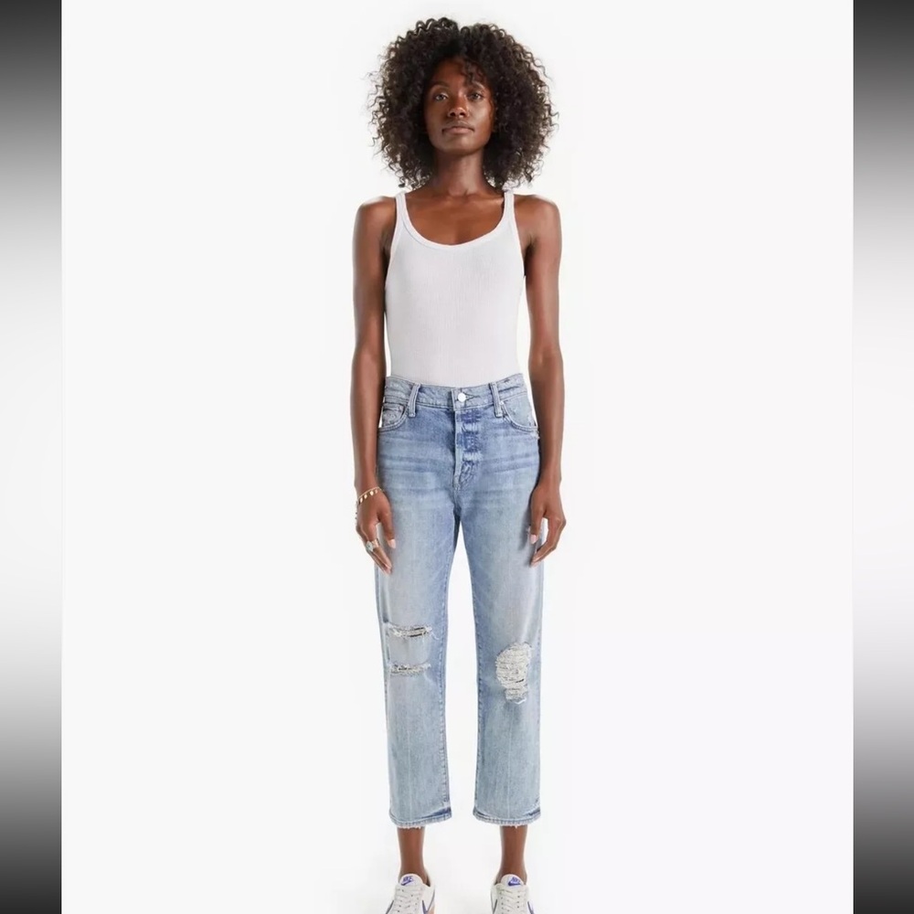 Mother Denim The Scrapper Ankle in Wicked Wild Calling Size 31